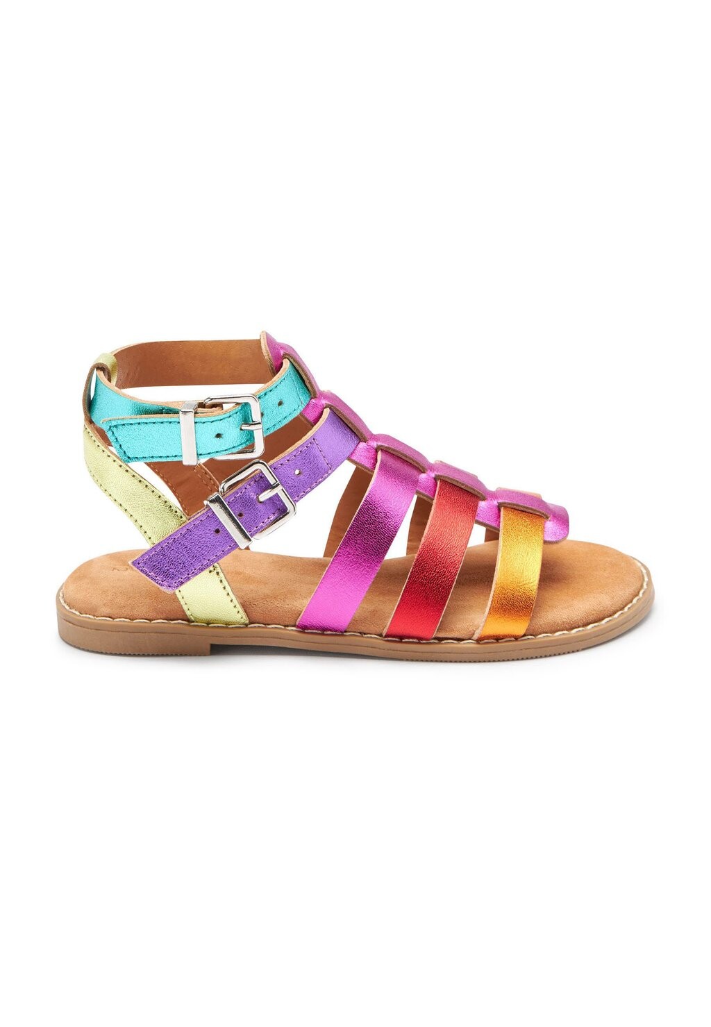 

Сандалии Leather Gladiator Sandals Next, цвет rainbow
