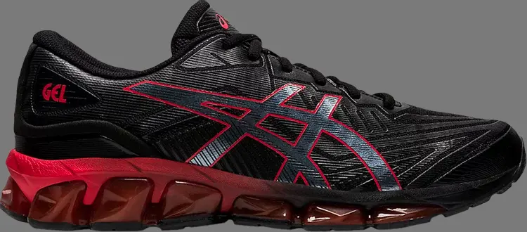 Кроссовки gel quantum 360 7 'black red alert' Asics, черный кроссовки gel quantum 180 7 black red alert asics черный