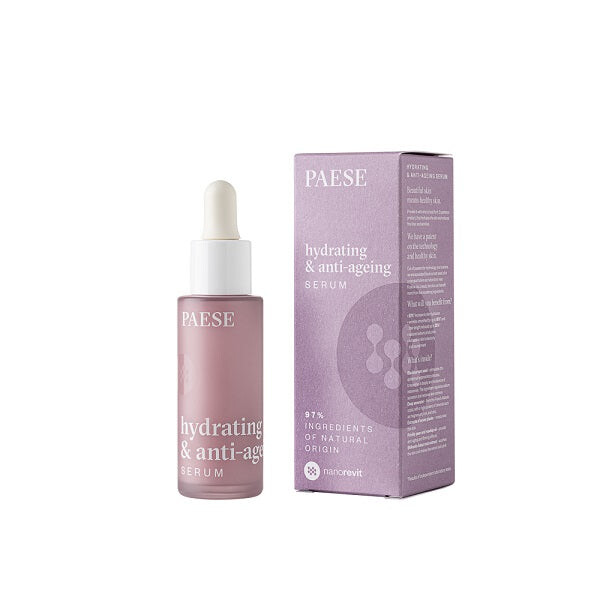 

Paese Nanorevit Hydrating & Anti-Ageing Serum сыворотка увлажняющая и против морщин для лица 30мл