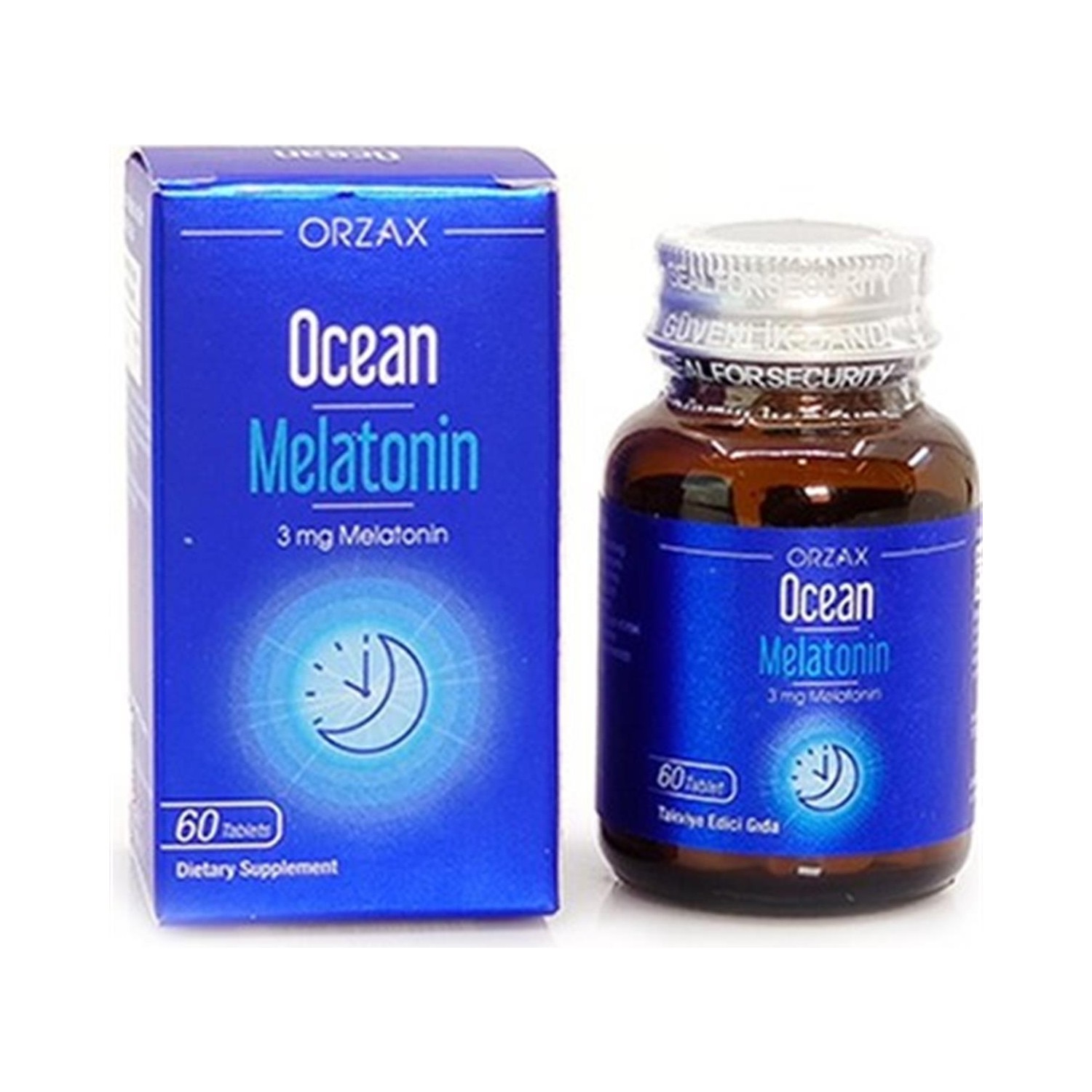 Пищевая добавка Orzax Ocean Melatonin, 60 таблеток