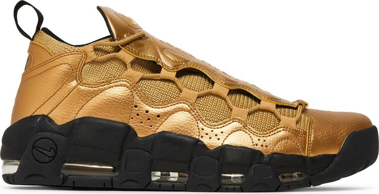 Кроссовки Nike Air More Money 'Metallic Gold', золотой - фото