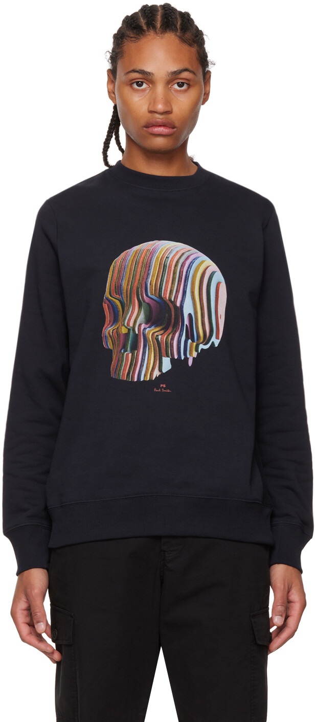 

Темно-синяя толстовка с черепом PS by Paul Smith