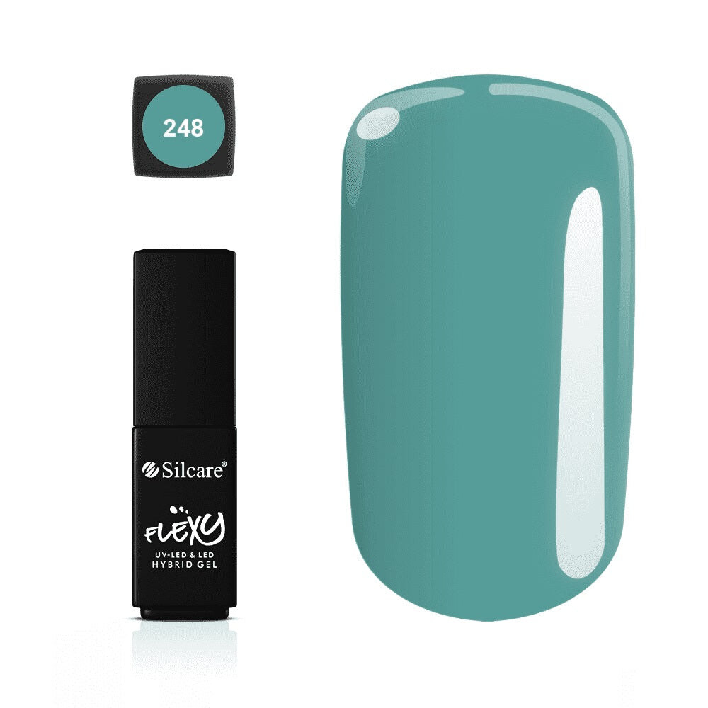 

Silcare Гибридный лак Flexy Hybrid Gel She W!ll Stay Brave 248 4.5г