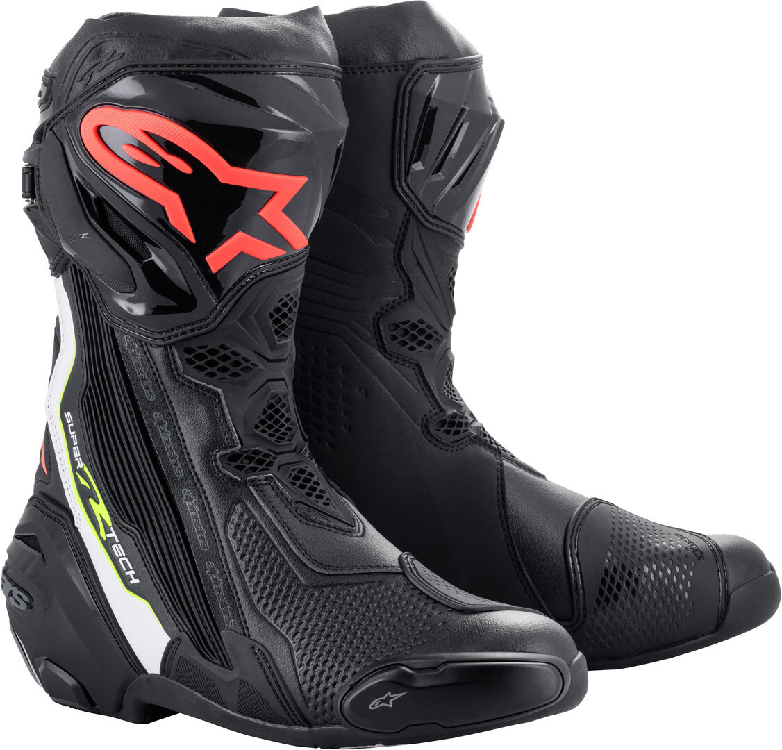 

Alpinestars Supertech R Мотоцикл сапоги, черный/желтый/красный