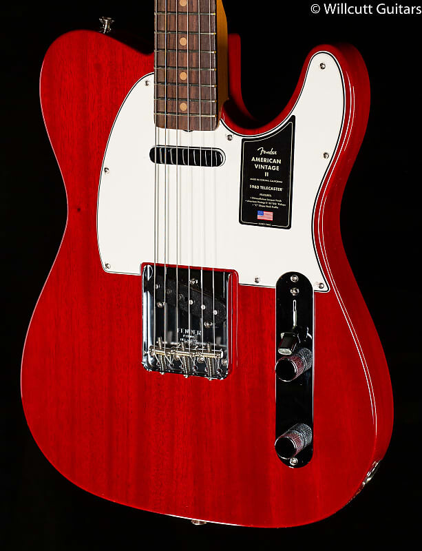 

Fender American Vintage II 1963 Telecaster Crimson Red Transparent (832) Fender American II Telecaster (832)