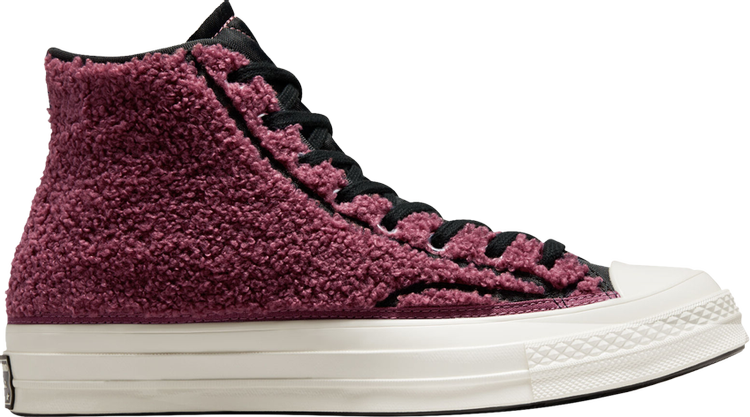 Кроссовки Converse Chuck 70 High Sherpa - Shadowberry, розовый
