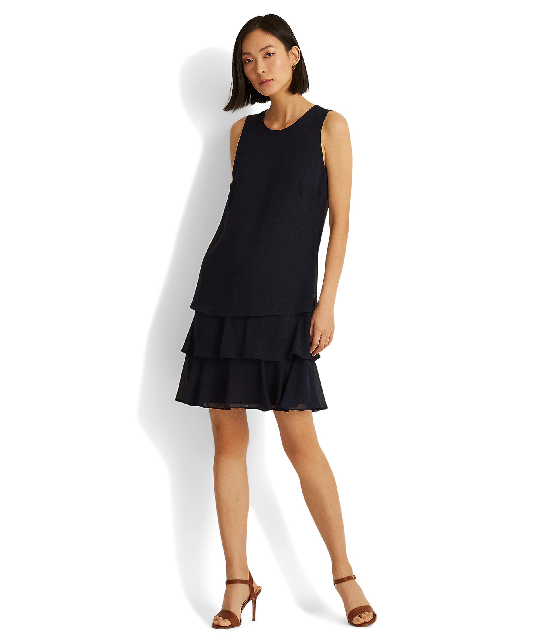 Платье LAUREN Ralph Lauren, Crepe Shift Dress