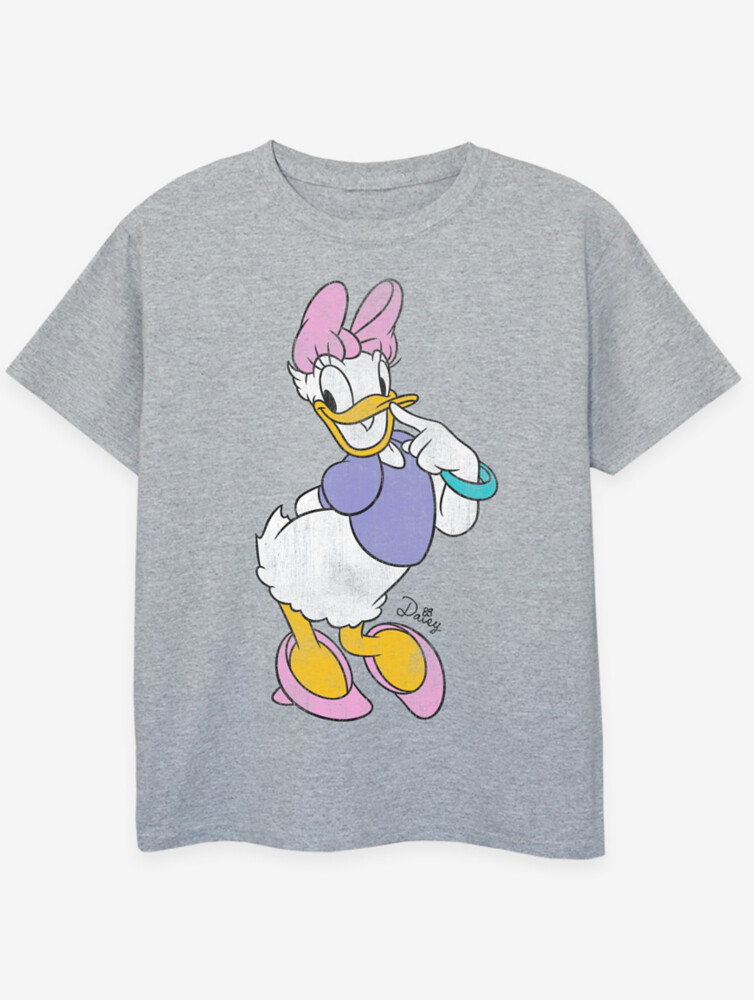 

NW2 Daisy Duck Классическая детская серая футболка с принтом George., серый