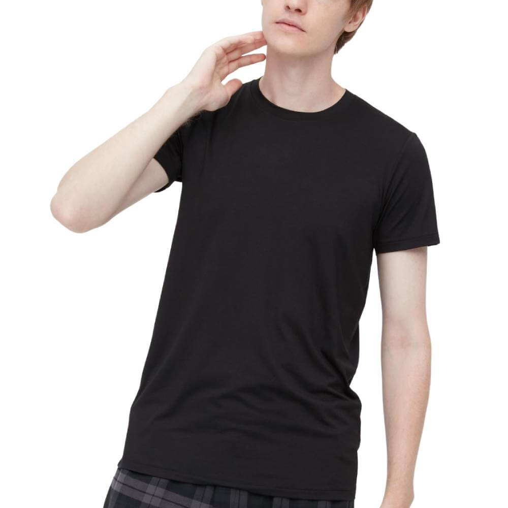 

Футболка Uniqlo Heattech Crew Neck Short Sleeved Thermal, черный