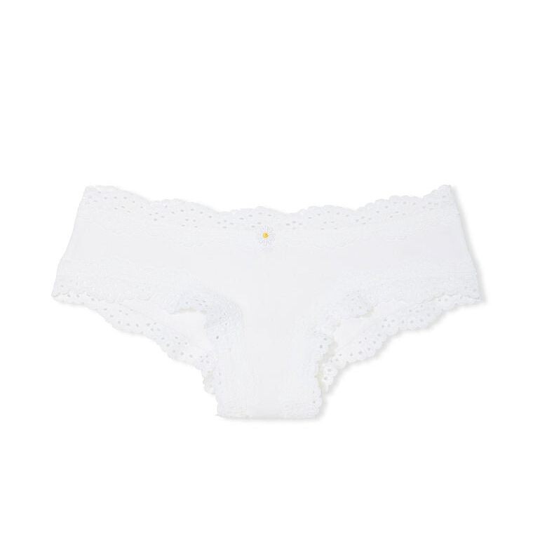 

Кружевные трусики Victoria's Secret Waist Cotton, белый