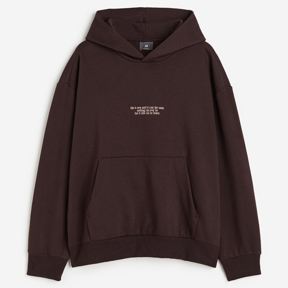 

Толстовка H&M Relaxed Fit Printed Landscape, коричневый