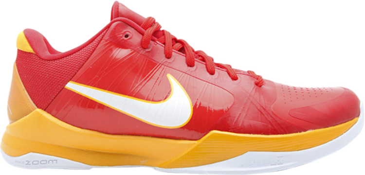 Лимитированные кроссовки Nike Zoom Kobe 5 'China', красный - фото