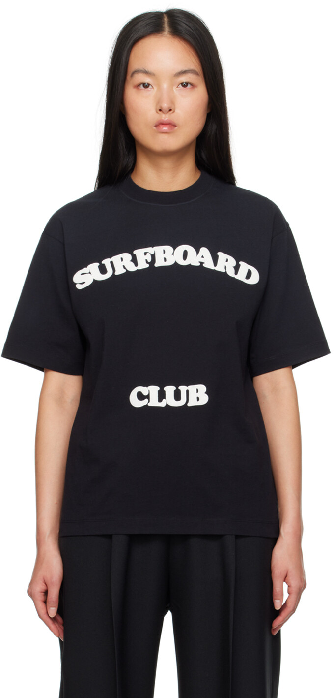 

Черная футболка с принтом Stockholm (Surfboard) Club, Черный