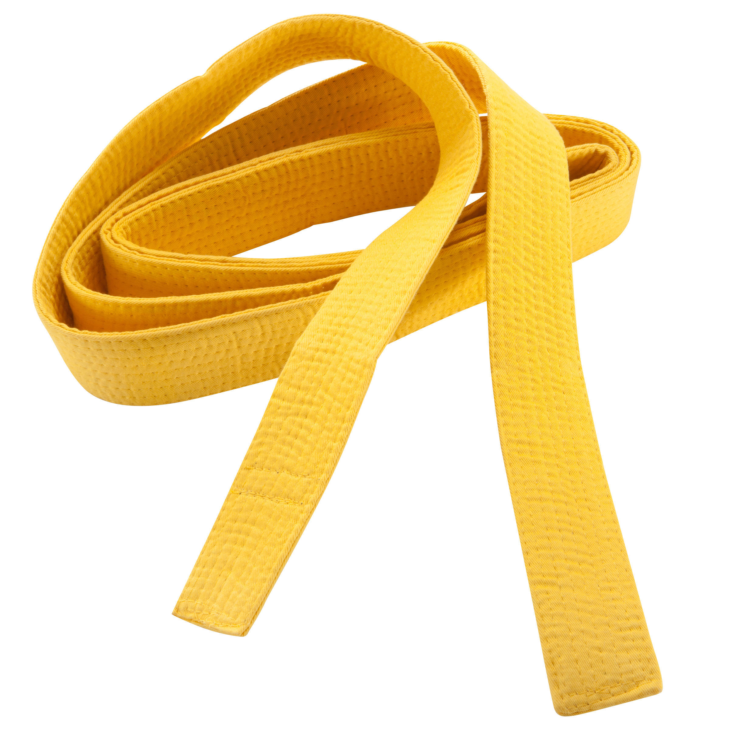Пояс для единоборств 2,5 м желтый OUTSHOCK, солнечно-желтый пояса для единоборств adidas пояс для единоборств adidas club желтый