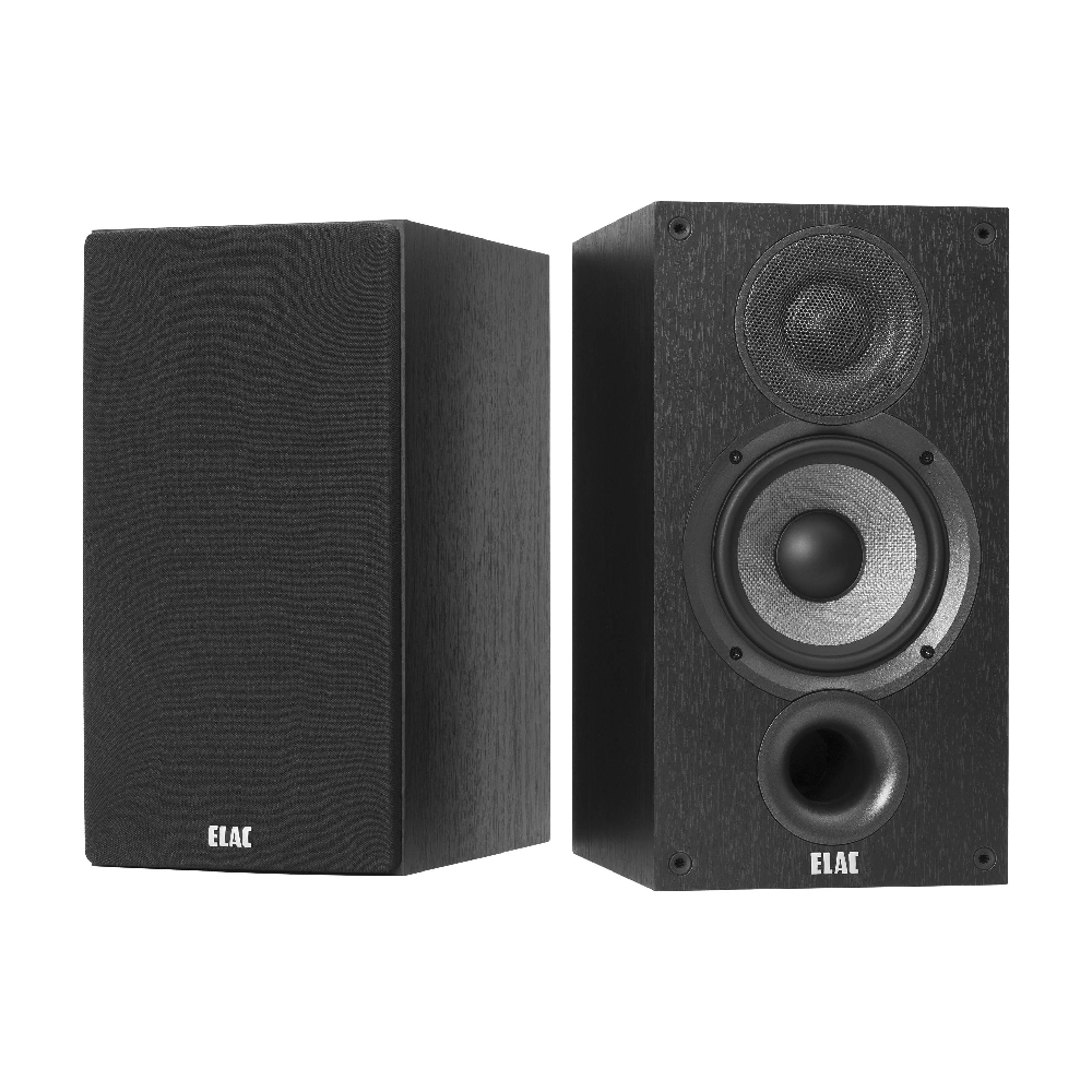 Полочная акустика ELAC Debut B5.2, 2 шт, черный настенная акустика elac debut ow4 2 black