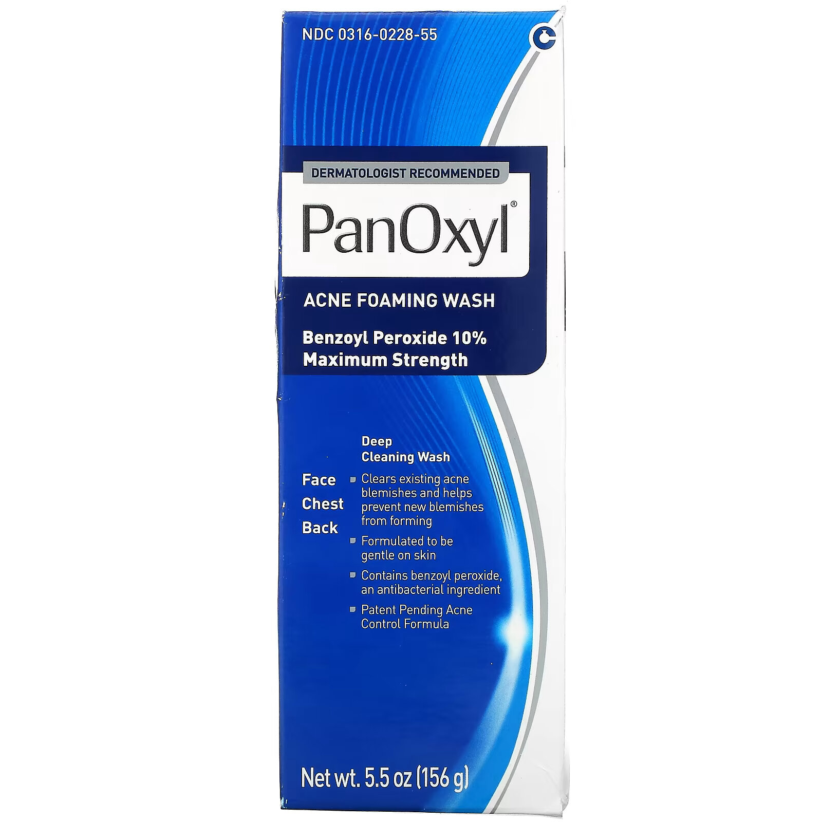 Пенка для умывания от прыщей PanOxyl бензоилпероксид 10%, 156 г – заказать  по выгодной цене из-за рубежа в «CDEK.Shopping»