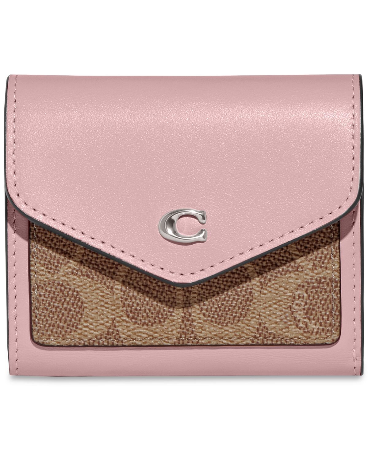 

Небольшой кошелек из парусины с покрытием wyn colorblock signature COACH, мульти