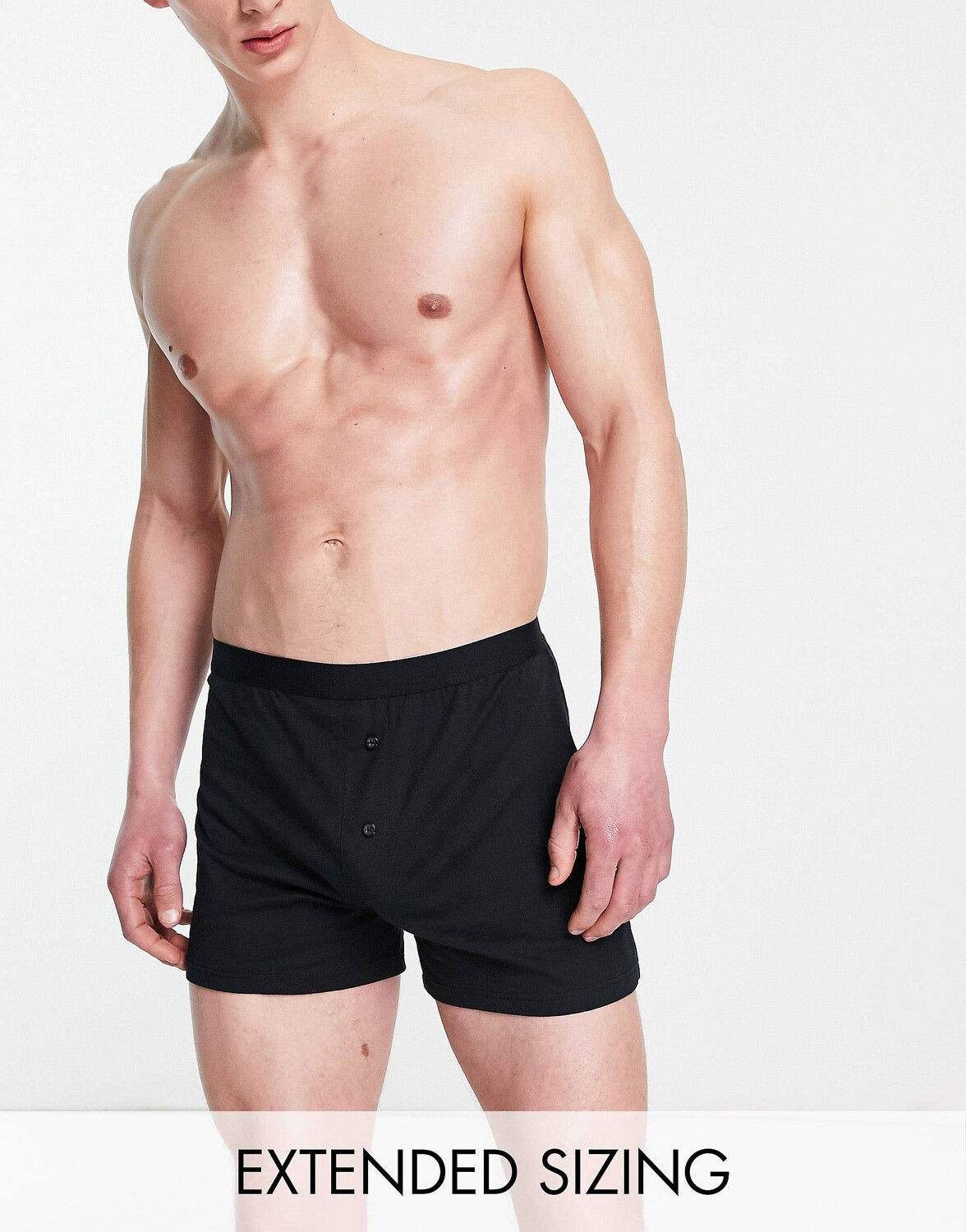 

Черные боксеры из джерси ASOS DESIGN