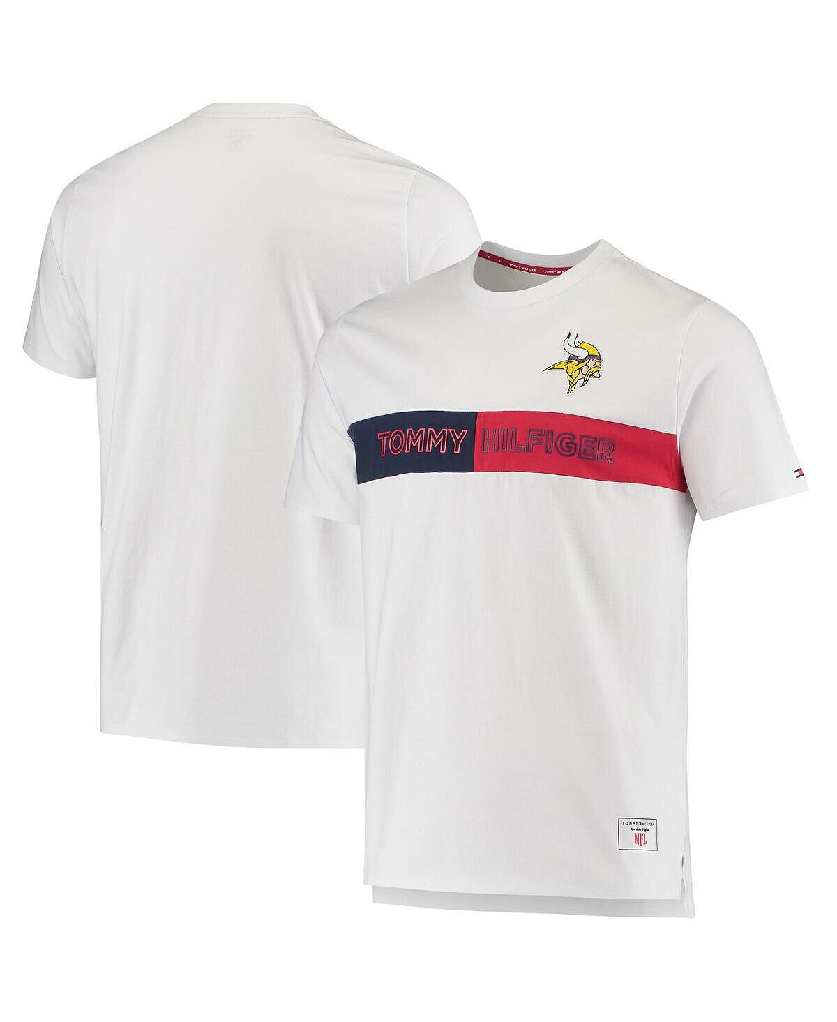 

Мужская белая футболка minnesota vikings core Tommy Hilfiger, белый