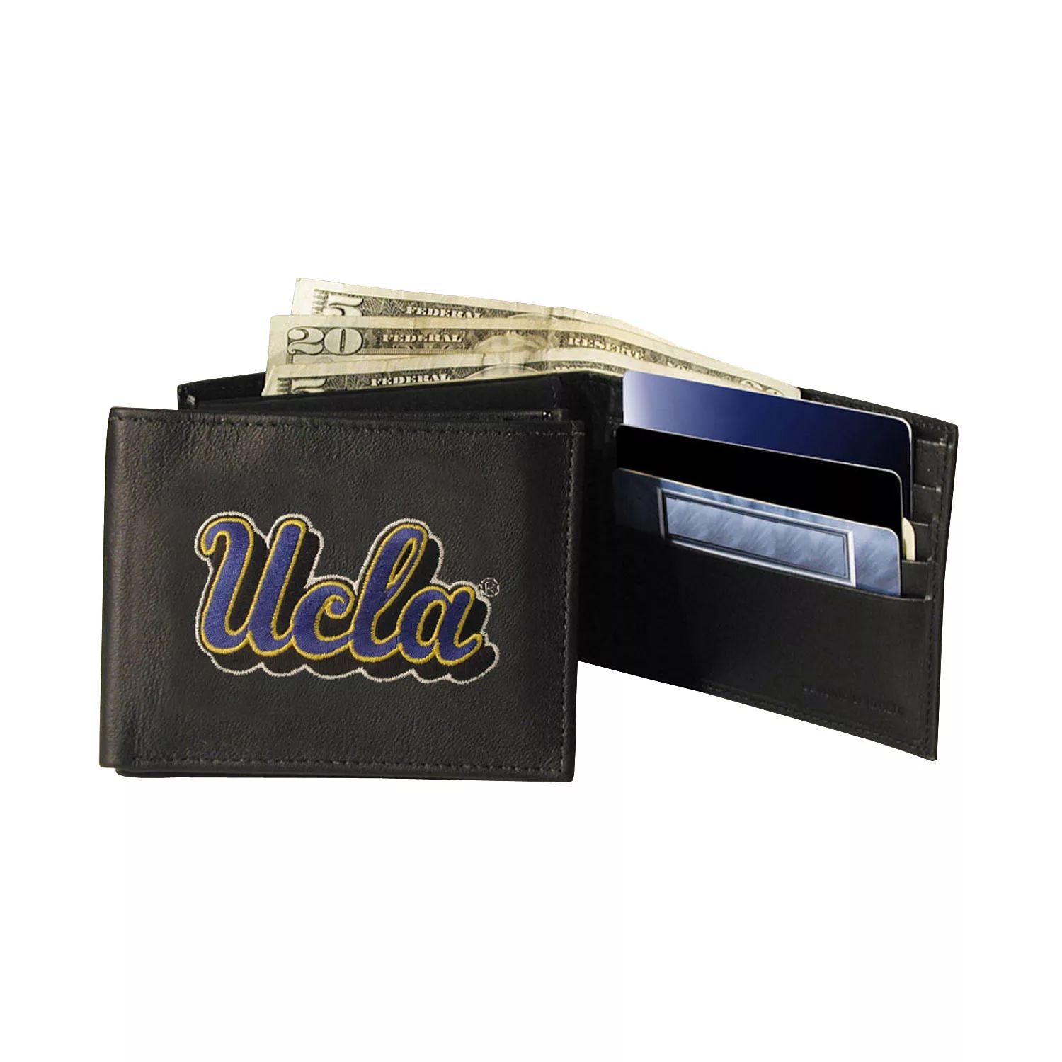 Кожаный кошелек UCLA Bruins двойного сложения