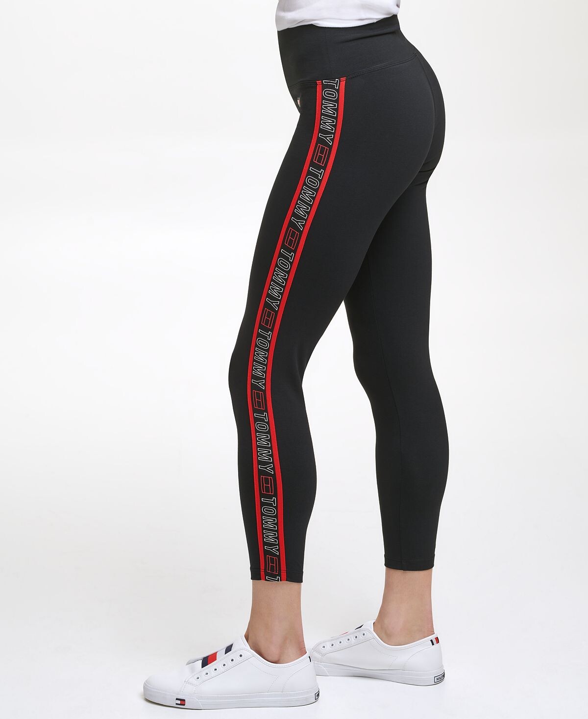 

Леггинсы длиной 7/8 с отделкой логотипом Tommy Hilfiger, черный