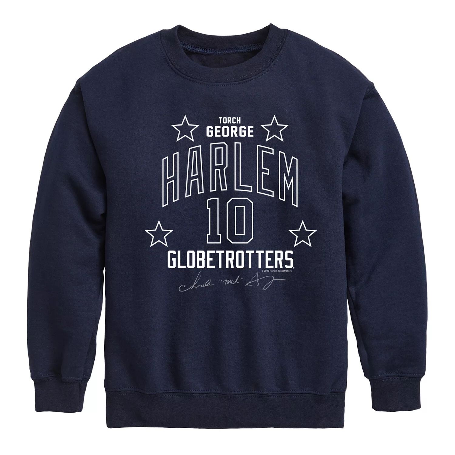 

Толстовка с рисунком факела Harlem Globetrotters для мальчиков 8–20 лет Licensed Character, синий