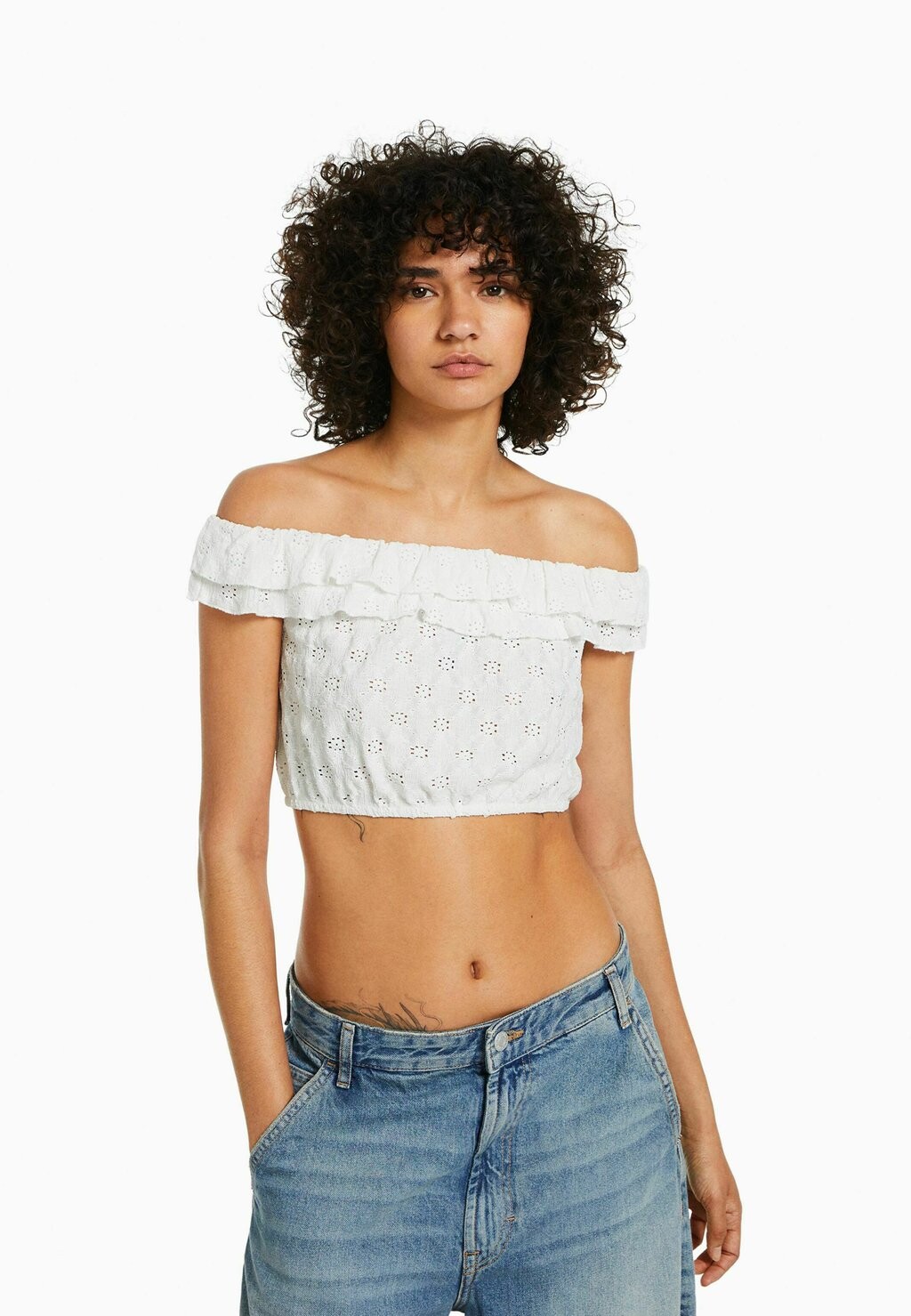 

Блузка Bershka, белый