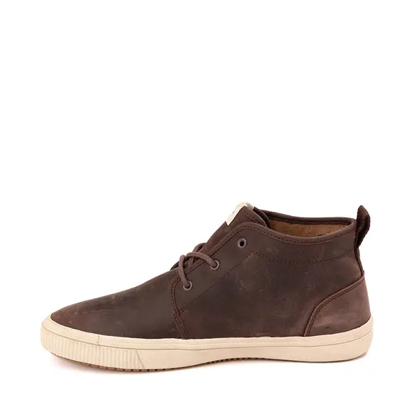 

Кроссовки Mens TOMS Carlo Mid Terrain Leather Sneaker, цвет Clove Brown
