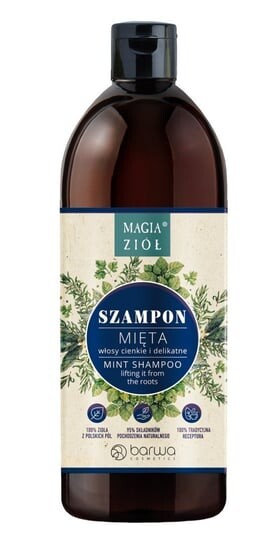 

Шампунь для тонких и нежных волос, Мята, 450 мл Barwa, Magic of Herbs