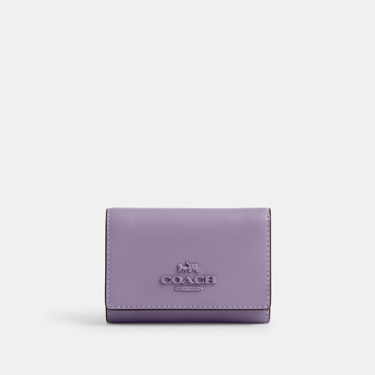 

Микрокошелек Coach Outlet, цвет Silver/Light Violet