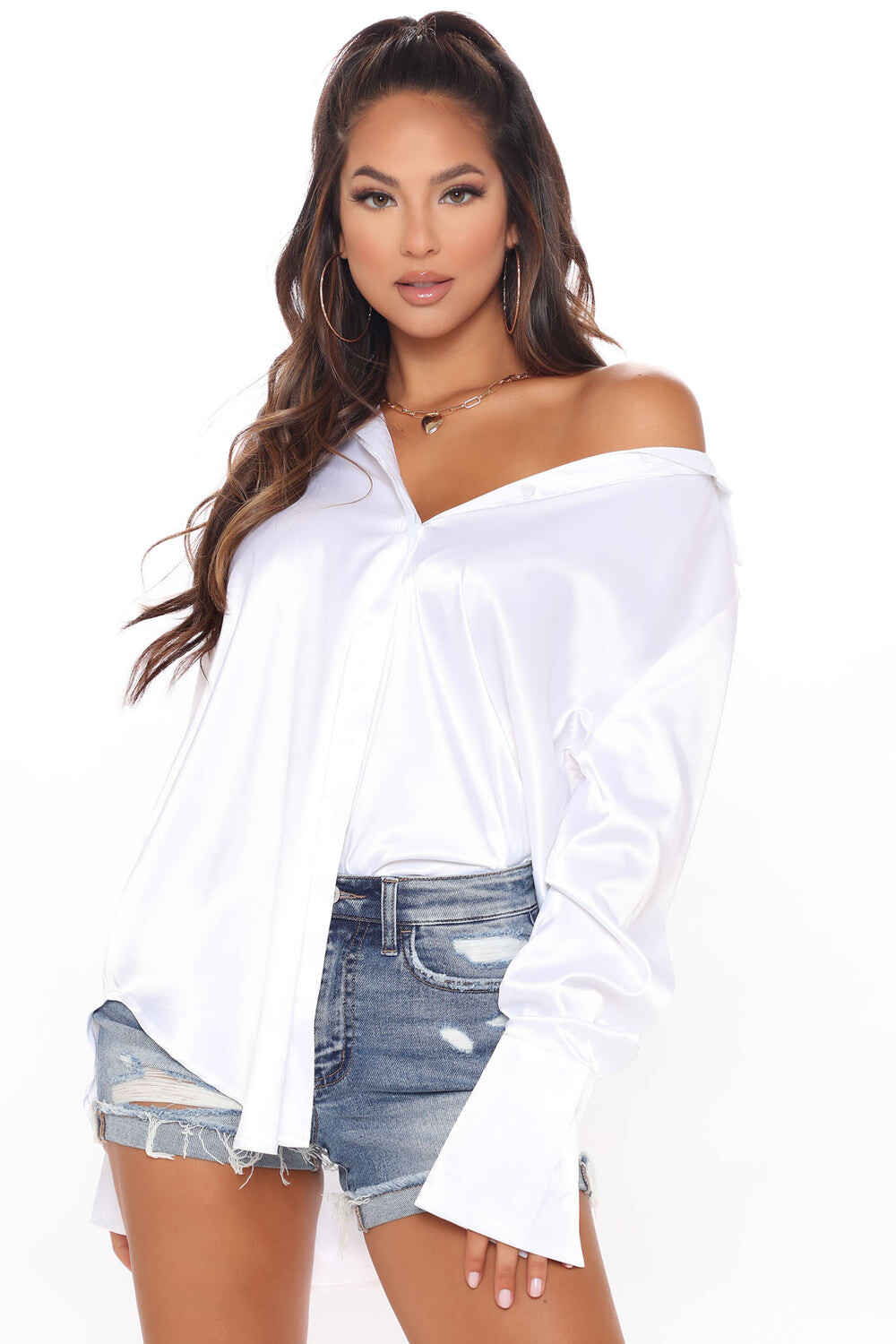 

Рубашка Fashion Nova LT3440, белый