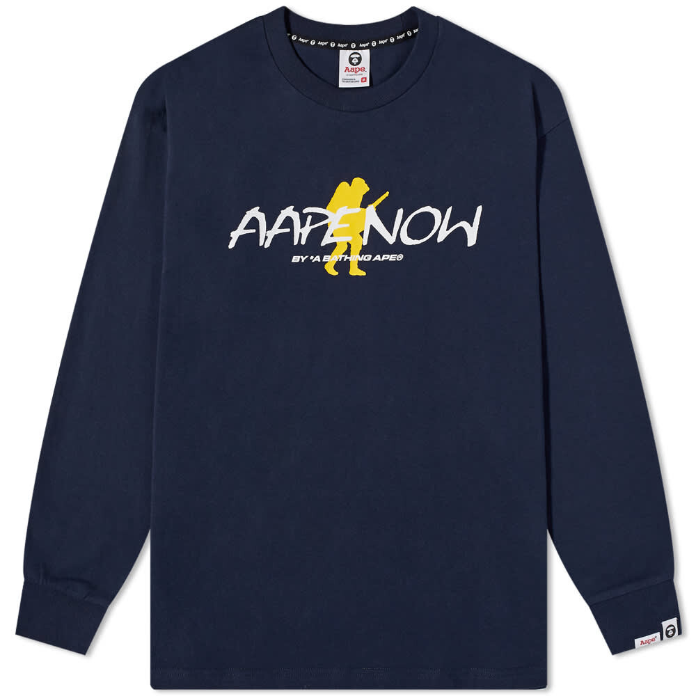 

Горная футболка с длинными рукавами APE AAPE by A Bathing Ape