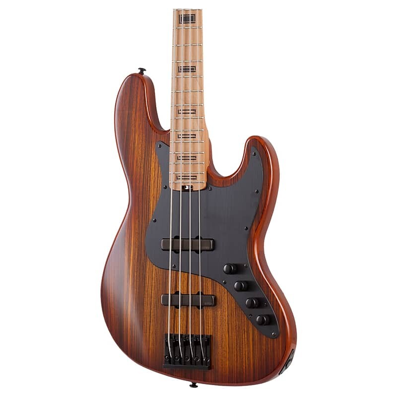 

Schecter J-4 Exotic 4-струнная бас-гитара, выцветшие винтажные солнечные лучи
