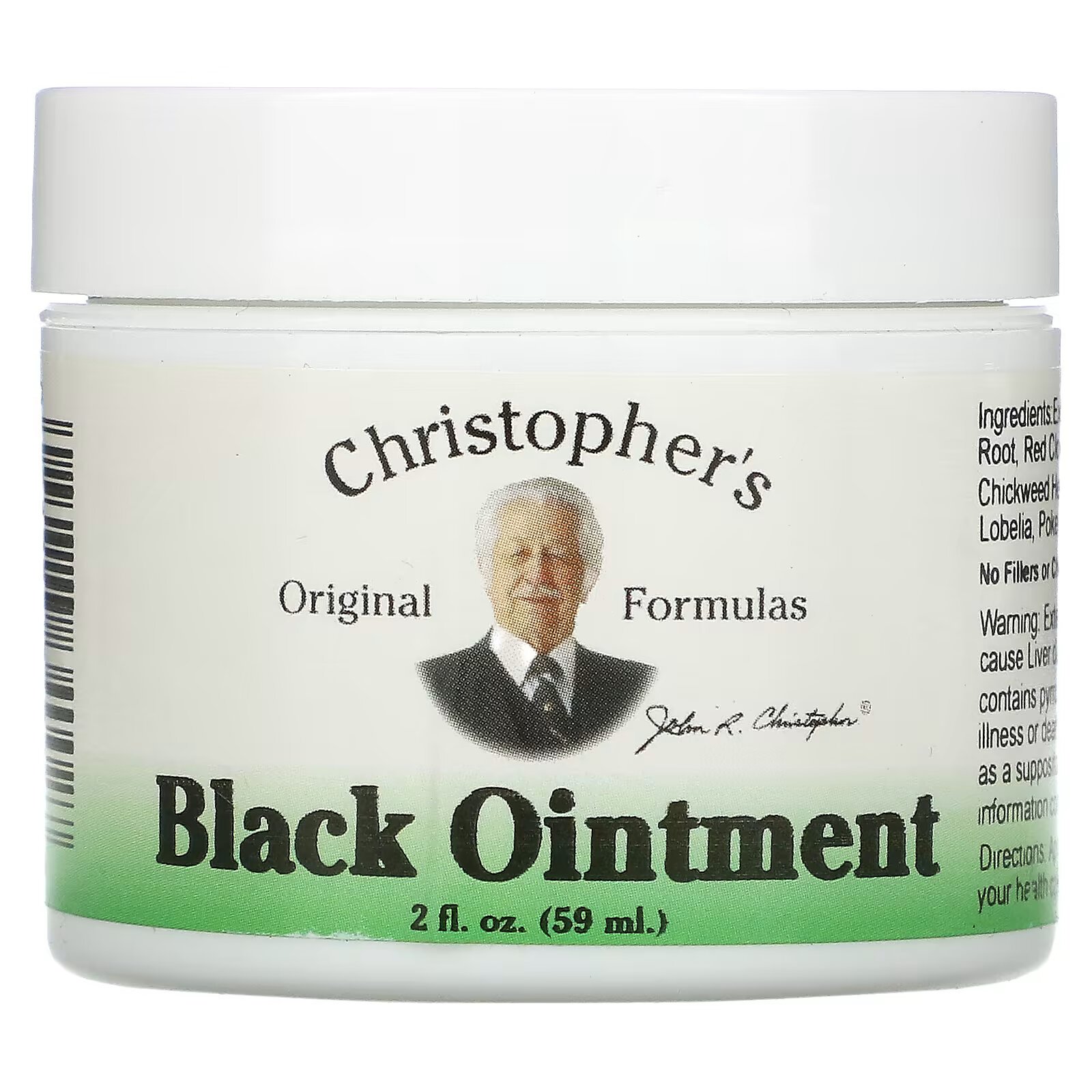 Christopher's Original Formulas, Black Ointment, противовоспалительная, 59 мл (2 жидкие унции) - фото