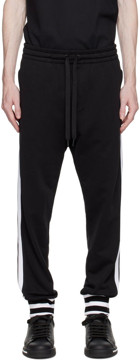 

Черные брюки Bonded Lounge Dolce & Gabbana, Черный
