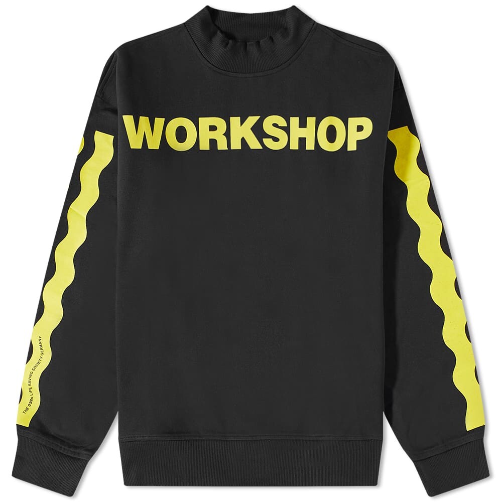 

Толстовка 032c Workshop Mock Neck Sweat, Серый