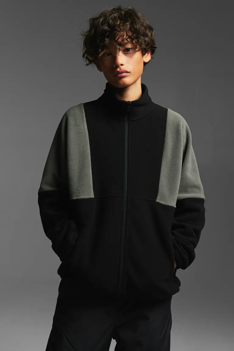 

Флисовая жилетка H&M, черный