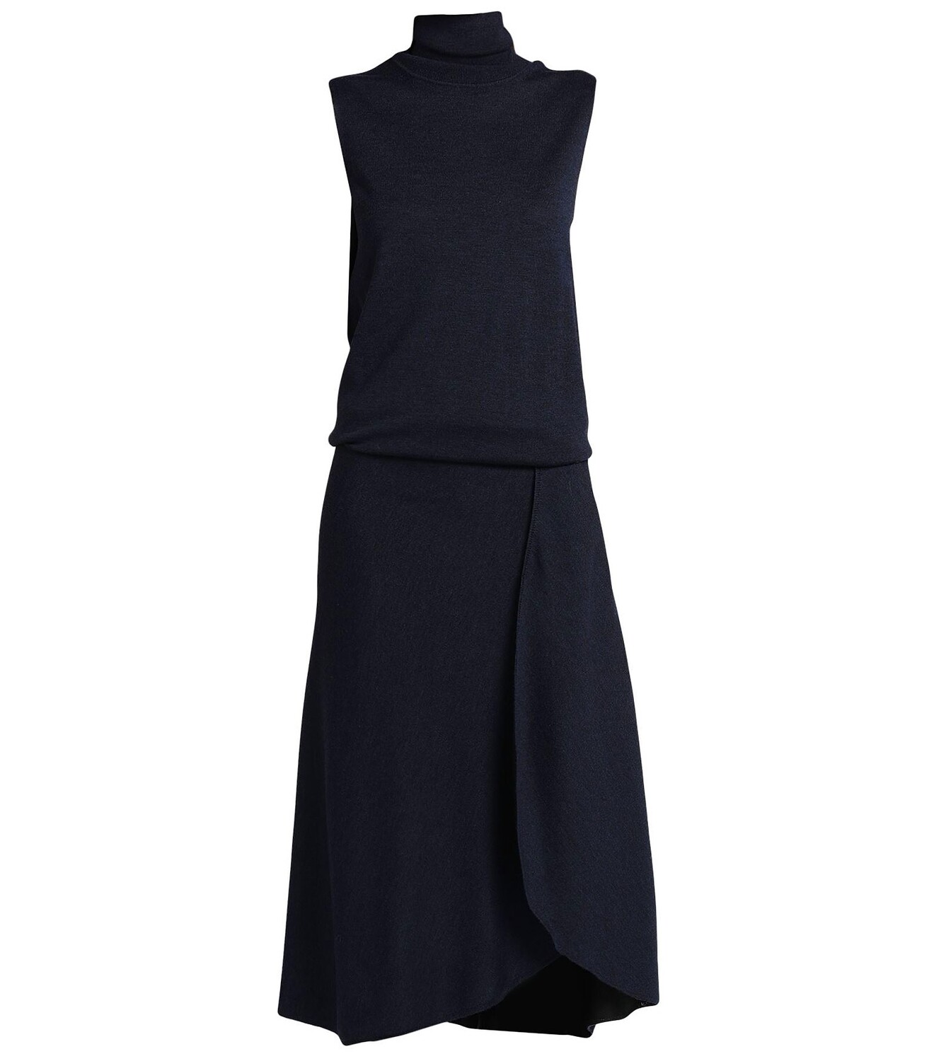 

Платье Victoria Beckham Midi, темно-синий
