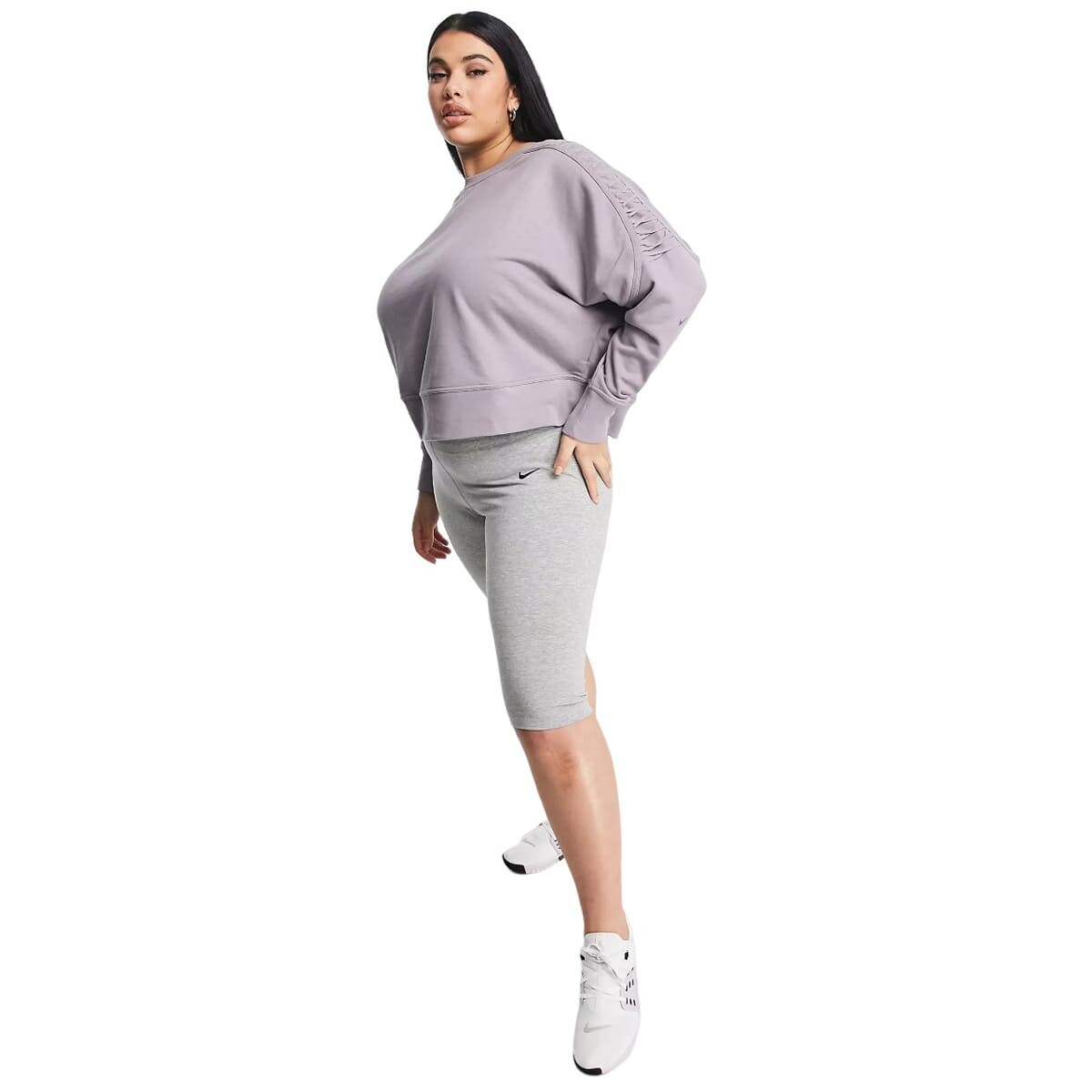 

Свитшот Nike Training Plus Therma Fleece, фиолетовый