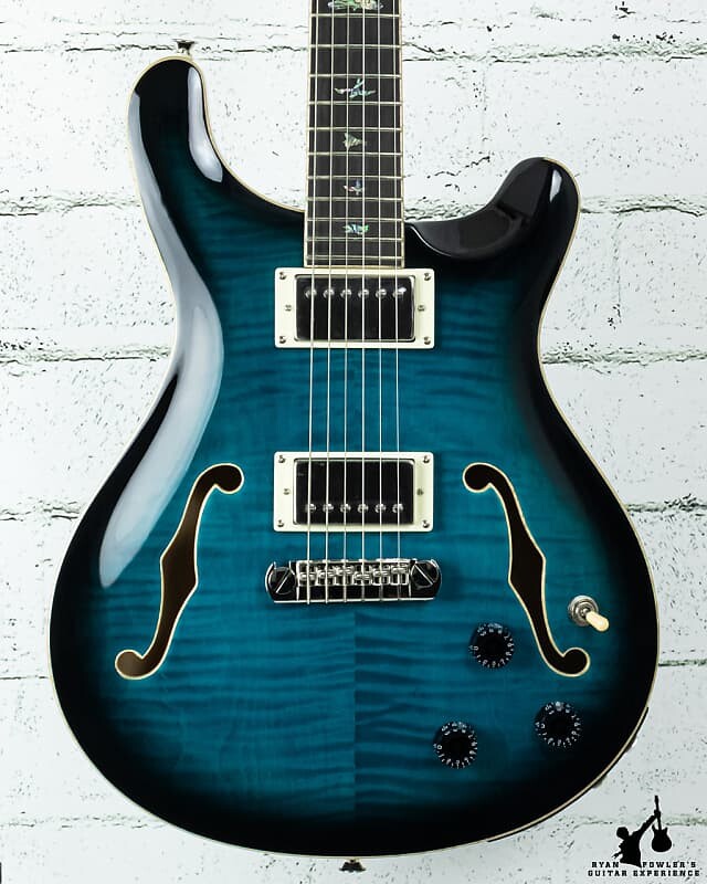 

Электрогитара PRS SE Hollowbody II Piezo Peacock Blue Smokeburst