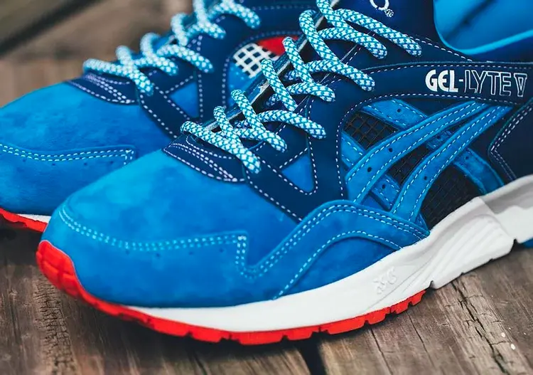 Asics gel lyte v azul best sale