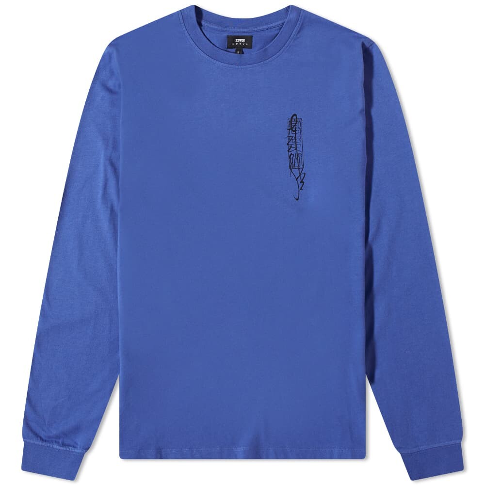 

Футболка EDWIN Goshuin III Long Sleeve Tee, Синий