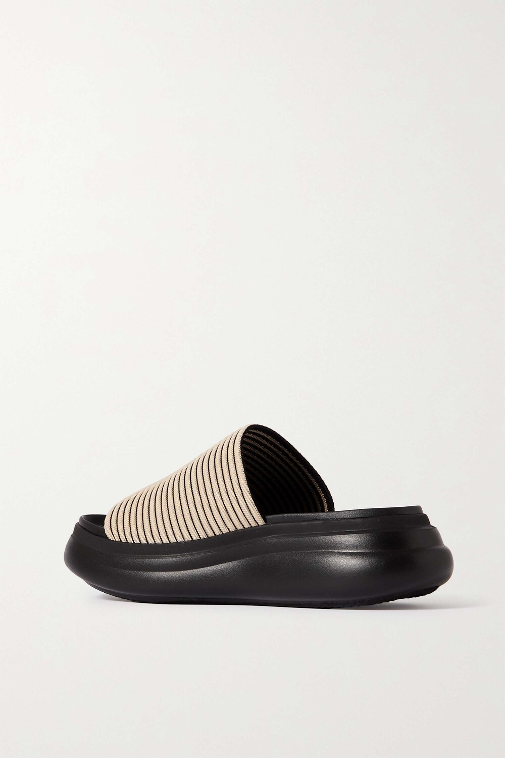 

RAG & BONE шлепанцы на платформе Brixley в рубчик, бежевый