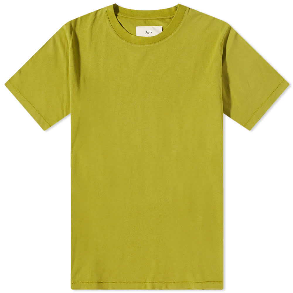 

Футболка Folk Contrast Sleeve Tee, Зеленый