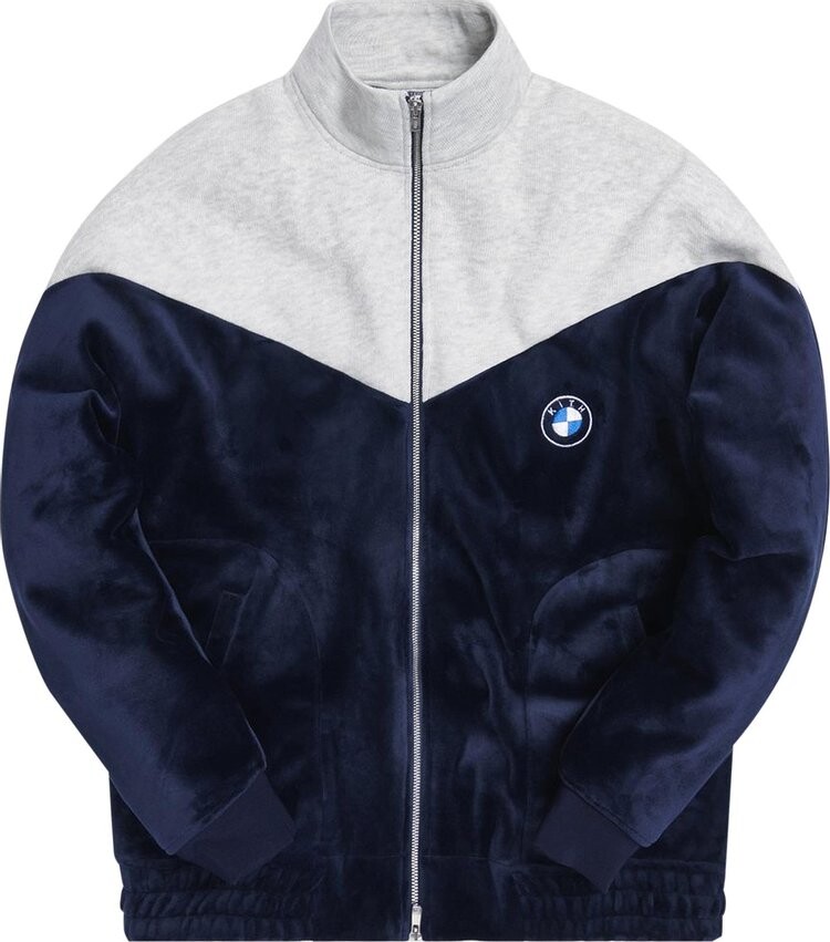 

Куртка Kith For BMW Velour Track Jacket 'Navy/Multi', синий
