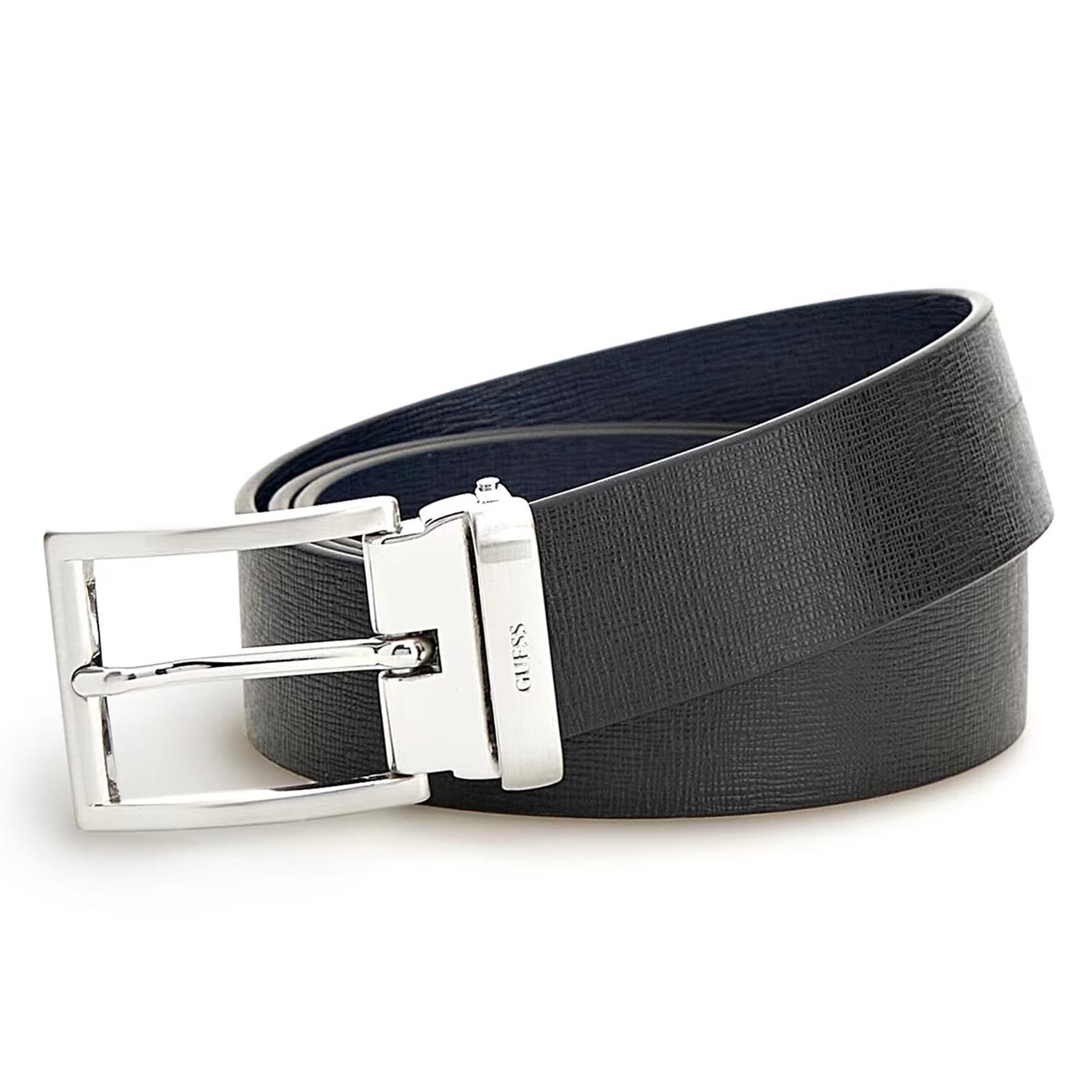 

Ремень Guess Real Leather Saffiano Certosa, черный