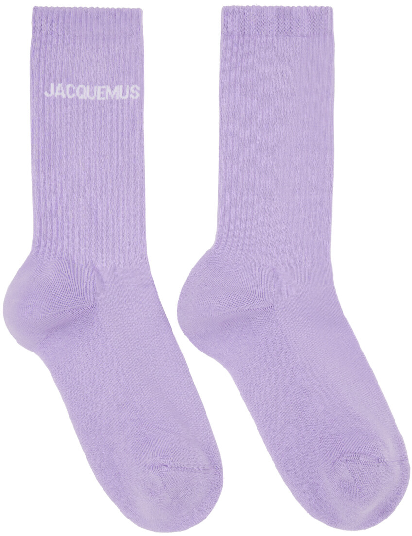 

Фиолетовые носки Le Papier 'Les Chaussettes Jacquemus'