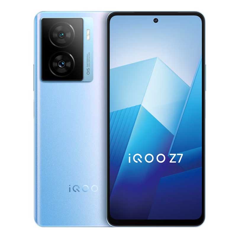 Смартфон Vivo iQOO Z7, 8Гб/256Гб, 2 Nano-SIM, синий силиконовый чехол на vivo iqoo neo бигли спят для виво икуоо нео