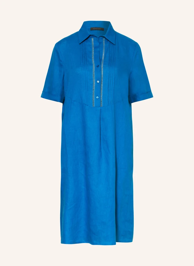 Льняное платье Elena Miro, синий цена и фото