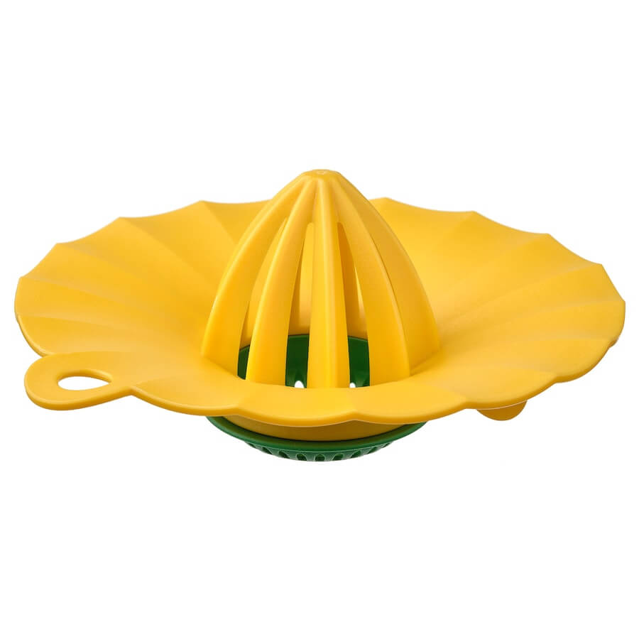 Соковыжималка для цитрусовых Ikea Uppfylld, 15 см, ярко-желтый/ярко-зеленый сок janarat томат свежевыжатый 1 л
